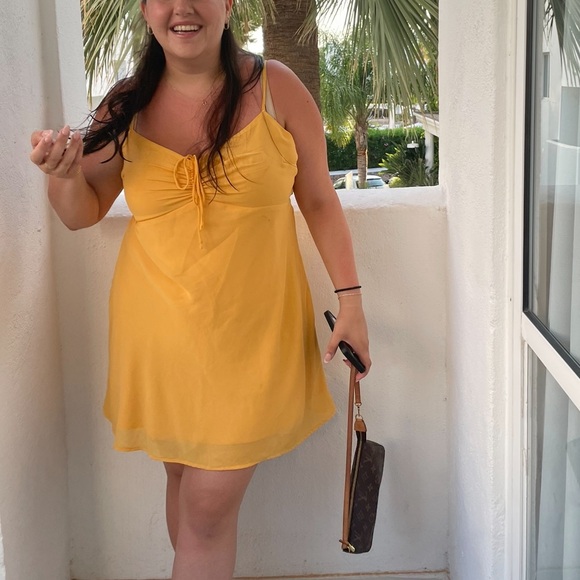 Abercrombie and Fitch orange dress - Picture 4 of 5